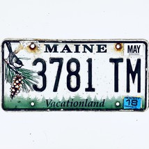 2018 United States Maine Vacationland Passsenger License Plate 3781 TM - $20.35 CAD