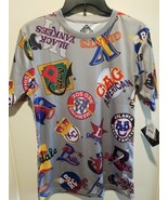 ⚾️Negro League Baseball Museum Colorful Teams Short Sleeve Shirt Sz S~RA... - £35.57 GBP