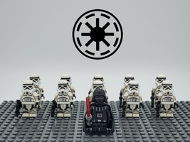11pcs/set Star Wars Darth Vader Leader Stormtrooper Empire Army Minifigu... - £18.07 GBP