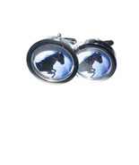 Black Stallion cufflinks, presentation box, gift wrapped, free shipping ... - $42.50