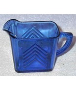 Vintage Cobalt Blue Hazel Atlas Glass Creamer Pitcher - €8,54 EUR