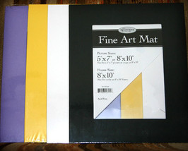 Assorted Art Mats 8x10 for Crafts and Scrapbooking - $6.00