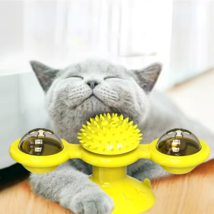 Cat Toy Interactive Pet Toys for Cat With Turntable for Kitten Brush Teeth - $13.93
