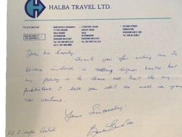Sir Bobby Charlton - Autograph Handwritten Letter Signed - £59.77 GBP