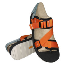 Nwt Merrell Msrp $84.99 Men&#39;s Black Exuberance Orange Alpine Strap Sandals - £32.16 GBP
