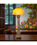 Classic Art Nouveau Table Lamp &quot;ELBE&quot; Brass Lamp Unique Table Lamp - $10,734.48 MXN