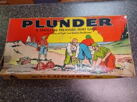 Vtg 1939 Milton Bradley Plunder Game Parts Repair - £54.50 GBP