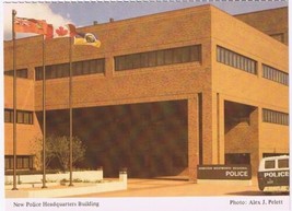 Postcard New Police Headquarters Building Hamilton Ontario - $2.96