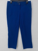 Hilary Radley Ladies Capri Dress Pants SZ 4 Blue Cropped Pockets MidRise... - $5.99