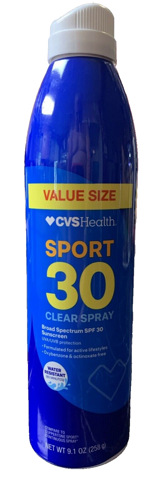 Health Sport SPF 50 Clear Spray Value Size 9.1oz/258g - Exp  01/26 - $5.82