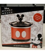 Disney MICKEY MOUSE .65 Qt Mini Crock Slow-Cooker Crock-Pot NEW - $24.79 CAD