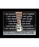 Inspirational Skating Poster Figure Skater Motivation Quote Daughter Gift - $31.54 CAD+