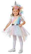 NEW Pastel Rainbow Unicorn Halloween Costume Girls 12-18 Months Dress He... - $16.79