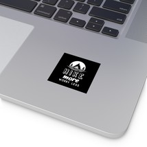 Square White Outdoor Stickers - Water and Scratch Resistant, Pack of 1 - £7.36 GBP+
