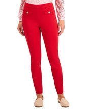 MSRP $45 Charter Club Womens Skinny Leg Pants Red Size 12 - £9.71 GBP