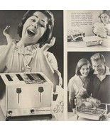 1964 Toastmaster 4 Slot Toaster Advertisement Appliances Vintage DWII19 - $24.99