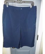 Under Armour Golf Shorts Heatgear Navy Blue Loose Adjustable Waist Size ... - £21.82 GBP