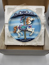 Rhodes Studio Bradford Ex. Carousel Horse Plate Joyful Jumper 2nd Issue, w COA - £12.88 GBP