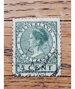 Netherlands Stamp Queen Wilhelmina 5c Used 172 - $2.99