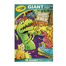 Crayola Giant T-Rex Colouring Book 18pages - £28.38 GBP