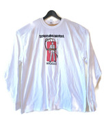 SCREECHING WEASEL Wiggle Long Sleeve White T-Shirt Punk Gildan Men&#39;s Siz... - £38.88 GBP