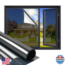 Niviy One Way Window Film Privacy Mirror Self-Adhesive Tint UV Heat Bloc... - $72.24