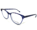Vera Bradley Eyeglasses Frames Rue French Paisley FRP Blue Cat Eye 54-17... - $65.29