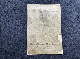 Vintage Original 1920 Harley Davidson Motorcycle Motor Company BICYCLES ... - $5,531.91 MXN