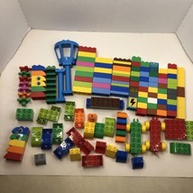 150 Pieces Lot Duplo Lego Blocks Flowers Cars - £19.41 GBP