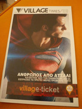 Superman Man of Steel - Cinema Movie Program Leaflet from Greece - $20.00