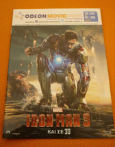 Iron Man 3 Marvel Robert Downey Jr. - Cinema Movie Program Leaflet from ... - £16.02 GBP