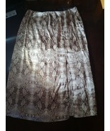 New York &amp; Company Size Large Snakeskin Skirt - £54.84 GBP