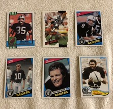 Oakland Raiders player trading cards Topps Ted Hendricks, Tim Brown, Ray Guy - $12.59