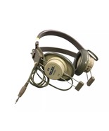 Vintage Telex 610 Headphones School Style Adjustable 6.3mm Jack Gray SKU... - $20.96