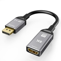 Displayport To Hdmi Adapter Cable 8K, Unidirectional Displayport 1.4 To ... - $38.99