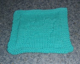 Handmade Knit Chihuahua Dog Blue Dishcloth Canine Lover Gift Item Brand New - £6.67 GBP