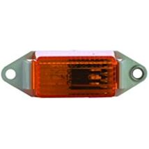 Uriah Products UL107000 3-1/4" x 1" Rectangular Amber Clearance Light on... - $19.33