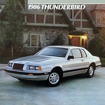 1986 Ford THUNDERBIRD sales brochure catalog US 86 Turbo Coupe TC elan - £6.26 GBP