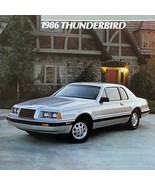 1986 Ford THUNDERBIRD sales brochure catalog US 86 Turbo Coupe TC elan - $8.00