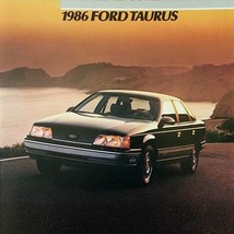 1986 Ford TAURUS sales brochure catalog US 86 LX GL MT-5 - £6.30 GBP