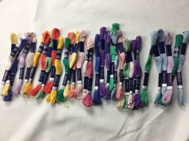 33x Needlepoint/Embroidery Craft Thread Dmc Cotton Thread/Mixed Lo T - $19.79