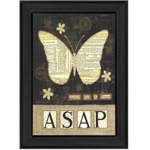 Always Say A Prayer Butterfly Black Print Wall Art - $79.99