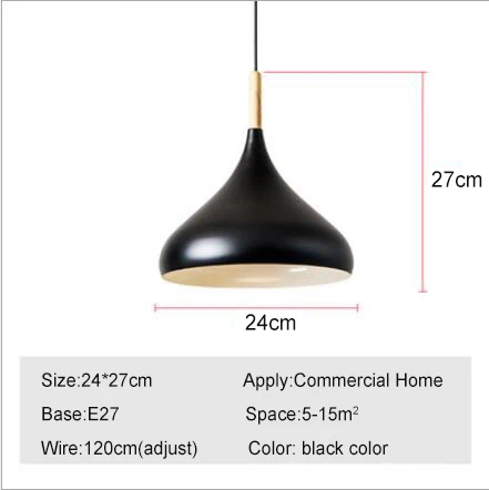  Pendant Lights Single Head Multiple Colors Fashion  Style Commercial Home Bar D - £187.95 GBP