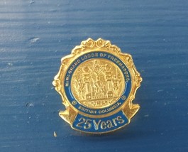 British Columbia 25 year membership pin -- Masons -- Rare and Collectible - $20.00