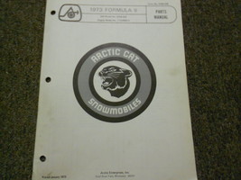 1973 Arctic Cat Formula II Illustrated Service Parts Catalog Manual FACT... - £61.31 GBP