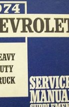 1974 Chevy Heavy Duty Truck Service Shop Repair Manual Oem Supplement 74 Oem - $8.55