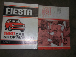 1980 Ford Fiesta Car Service Shop Repair Manual Set Factory Oem Books - £19.60 GBP