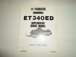 1980 Yamaha Snowmobile ET340ED Supplementary Service Manual FACTORY OEM BOOK 80 - $14.96