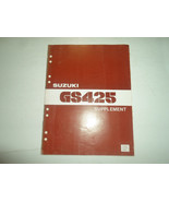 1980 Suzuki GS425 Supplement Service Shop Manual FACTORY OEM WORN 80 - £15.92 GBP