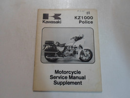 1981 Kawasaki KZ1000 Police Service Manual Supplement WATER DAMAGED C4 C 4 C-4 - £11.57 GBP